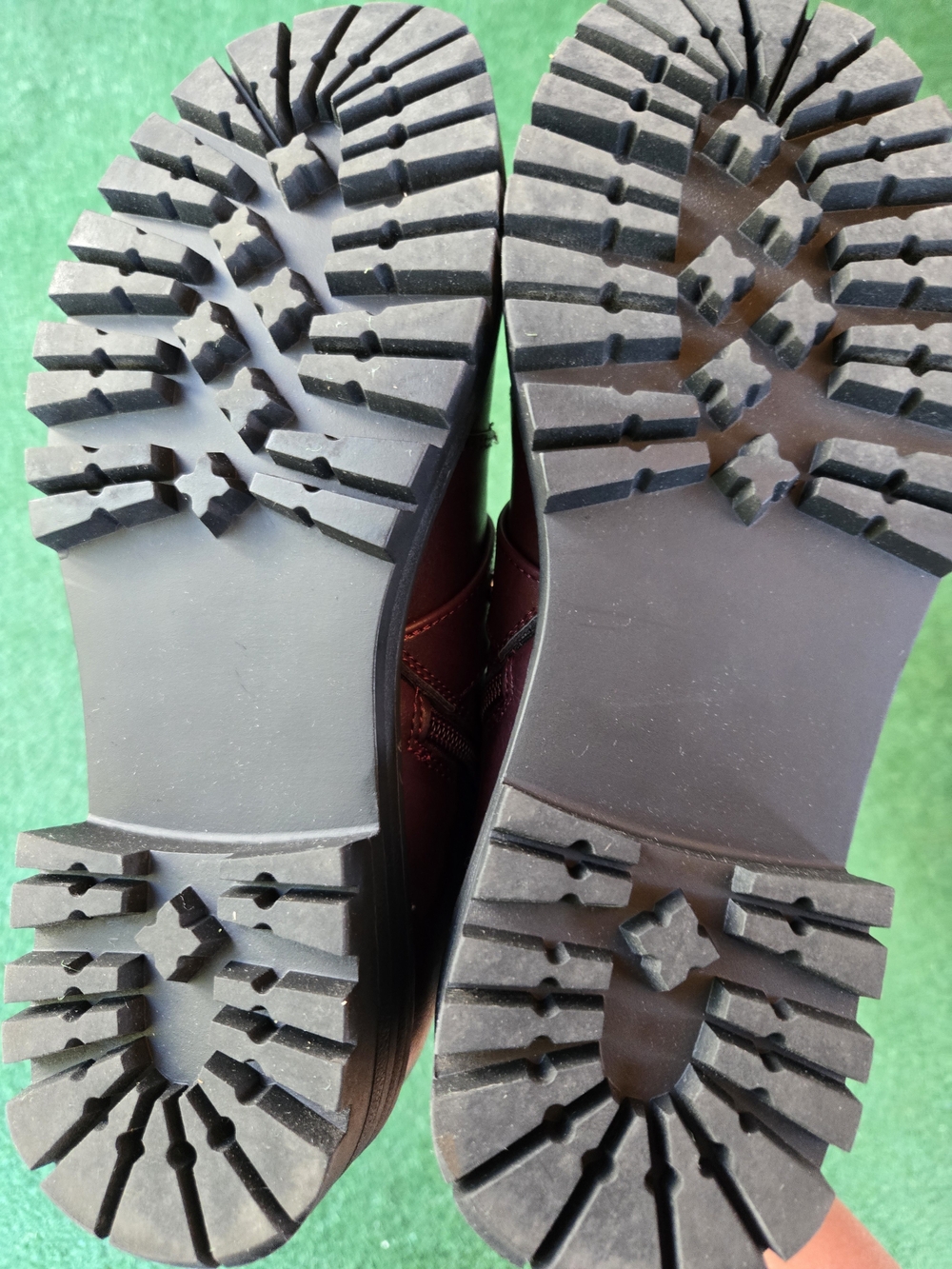 SO Cichlid Moto Combat Boots featuring a deep wine red color and silver hardware - Picture 6 of 7